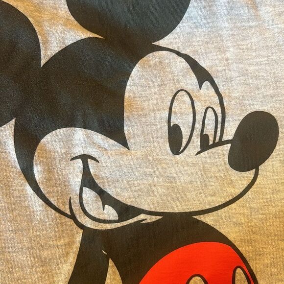 Disney Gray Mickey Mouse Sweater size Medium - Picture 3 of 5